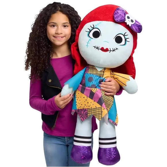 NEW Disney Sally Cuddle Huggable Jumbo Plush Pillow Nightmare Before Christmas - Picture 8 of 10